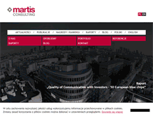 Tablet Screenshot of martis-consulting.pl